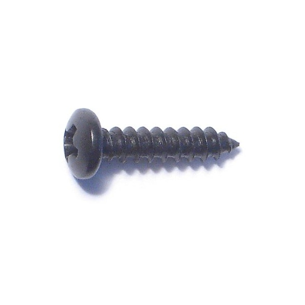Midwest Fastener Sheet Metal Screw, #6 x 5/8 in, Black Steel Pan Head Phillips Drive, 35 PK 79402 - main